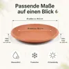 Podstawka pod doniczkę Mira terakota Ø 39cm - okrągła Podgląd zdjęcia produktu 3