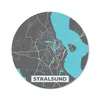 MuchoWow® Mauspad Mousepad Blau - Deutschland - Karte - Produktbild-Vorschau 1