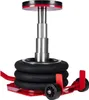 A red and black pneumatic jack with three stacked airbags and a silver lifting mechanism, shown against a white background. Produktbild-Vorschau
