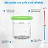 A diagram illustrating the features of an ice cream container. Produktbild-Vorschau
