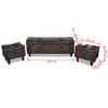 vidaXL Ensemble de coffres-sièges 3 pcs. Marron Voir les images du produit 12