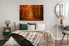 MuchoWow® Poster Herbst - Rot - Wald 120x80 cm - Bilder Produktbild-Vorschau 4