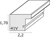 Deknudt Kunststoffrahmen S41VK weiß 15x15 cm Premiumglas Produktbild-Vorschau 7