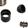Several components of a lamp socket are shown against a white background. Produktbild-Vorschau