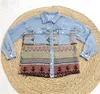 ASKSA Damen Jeansjacke Revers Langarm Vintage Button Down Produktbild-Vorschau 6