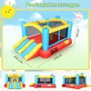 Château gonflable avec toboggan, château gonflable pour Voir les images du produit 5