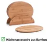 Zeller Brettchenständer, 7-tlg., oval, Bamboo 24x8x19 Produktbild-Vorschau 7