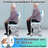 QEENTOE Duschhocker mit Hygieneausschnitt, Produktbild-Vorschau 3