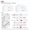 NEL 80 Badkamerkast met wastafel, WIT, hangend, 2 lades, 80 Productafbeelding-voorbeeld 5