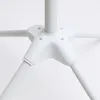 Close-up of the base of a white drying rack with multiple legs extending outwards. Produktbild-Vorschau