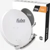 A white satellite dish with a gray box in the background, both featuring the Fuba brand. Anteprima dell’immagine prodotto