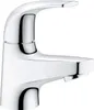 A close-up, studio shot of a chrome faucet. Produktbild-Vorschau