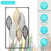 Kovová Dekorácia Na Stenu Listy 37X65 Cm Náhľad obrázku produktu 7