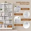 Yaheetech Bücherregal 7 Fächer Bücherschrank 180 cm H Produktbild-Vorschau 5