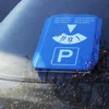 com-four® 2 parkeerkaarten met ijskrabber, rubberen lip en Productafbeelding-voorbeeld 2