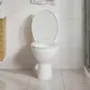 vidaXL Toilettensitz mit Absenkautomatik Weiß Oval Produktbild-Vorschau 2