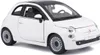 A white toy car with a black roof and tinted windows, shown from a three-quarter front angle. Produktbild-Vorschau