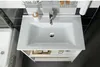 ZUNO 75 Lavabo in Vetroceramica 75x45cm, bianco Anteprima dell’immagine prodotto 4