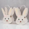 2er Set Hasenkorb Ostern Filz H30cm Grau Osterhase Produktbild-Vorschau 4