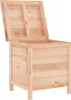 A wooden garden chest with its lid open, shown against a white background. Náhľad obrázku produktu