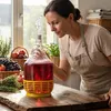 lilawelt24 6 x 5L Glasballon Gärballon Set mit Schutzkorb, Produktbild-Vorschau 7