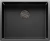 Spüle Blanco CLARON 500-U 540 x 440 mm dark steel 527834 Produktbild-Vorschau 1