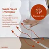 CASABEL Topper de colchón mullido y transpirable, Vista previa de la imagen del producto 5