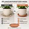 Podstawka pod doniczkę Mira terakota Ø 29cm - okrągła Podgląd zdjęcia produktu 6