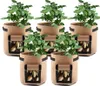 pack de 5 sacs de 10 gallons planteur de jardin - bac de Voir les images du produit 1