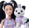 Barbie Twinning Looks Modepuppe mit Hündchen, Produktbild-Vorschau 4