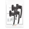 kwmobile Fenstergriff Aluminium abschließbar 4x - Produktbild-Vorschau 6