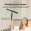 Sanova Ausziehbarer Duschwischer – Bis zu 100 cm – Schwarz Produktbild-Vorschau 4