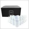 OTIX Kaffeebecher Tassen Set Weiß mit Gold 200ml Produktbild-Vorschau 9