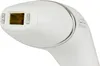 A close-up, studio shot of a white IPL hair removal device with a silver accent ring. Náhľad obrázku produktu