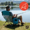 Składane krzesło plażowe ogrodowe kempingowe niebieskie do Podgląd zdjęcia produktu 9