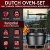 Gusskönig Dutch Oven 12 l ohne Füße mit Deckelheber und Produktbild-Vorschau 2