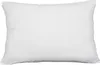 A plain white pillow on a white background. Produktbild-Vorschau