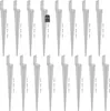 A set of metal ground spikes for fence posts, arranged in two rows on a white background. Produktbild-Vorschau