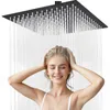 DERW 10 Zoll Regendusche Duschkopf (25 x 25 cm), Edelstahl Produktbild-Vorschau 1