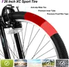 HILAND BAMCBASE 26 Zoll Mountainbike für Damen Herren, MTB Produktbild-Vorschau 4