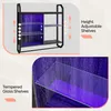 Bestier Scaffale sospeso con illuminazione a LED, scaffale Anteprima dell’immagine prodotto 7