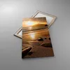 Bild auf Leinwand - Leinwandbild - Strand Wolken Abend Produktbild-Vorschau 2