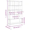 vidaXL Regał z wędzonego dębu 102x28x172 cm Materiał Podgląd zdjęcia produktu 13