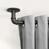 Rohrvorhangstangen, Industrielle Vorhangstange Schwarz, Produktbild-Vorschau 1