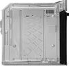 The back side of a built-in oven is shown, with a black trim on the right side. Produktbild-Vorschau