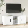 vidaXL Szafka pod TV biała 100x31,5x35 cm materiał Podgląd zdjęcia produktu 2