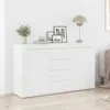 vidaXL Komoda, biela, 120 x 36 x 69 cm, drevotrieska Náhľad obrázku produktu 1
