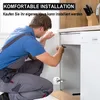Schrank Scharnier Reparaturplatte Edelstahl Scharnier Produktbild-Vorschau 4