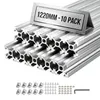 VEVOR Profilé en aluminium 2020, 10 pièces, 122 cm, Voir les images du produit 1