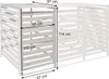 XL 1er-/2er-Mülltonnenverkleidung Erweiterung MCW-H62, Produktbild-Vorschau 2